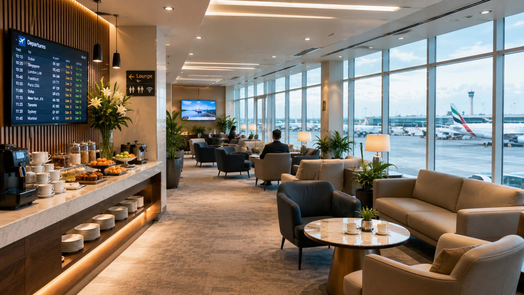 Ranga Aviation Premium Lounge Experience Exclusive Waiting Area & Refreshment Facilities